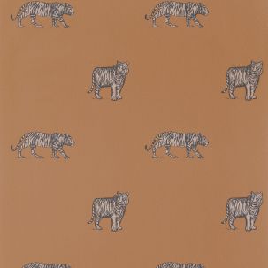 Papier peint Tigre Camel