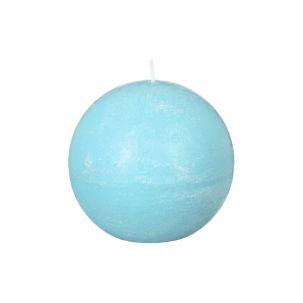 Bougie boule Bleu D.10 cm