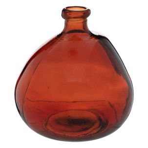 Vase Rond Ambre D.21 cm