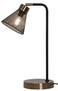 Lampe Métal Laitonné H.42 cm