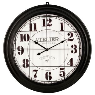 Horloge vintage Noir D.56,5 cm