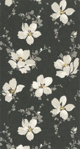 Papier peint Floral Sabatini Noir