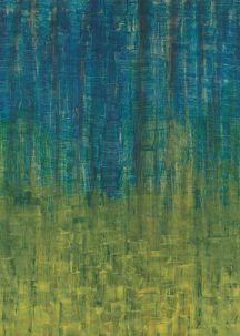 Décor panoramique Impressionnisme 2 Panneaux Bleu Vert
