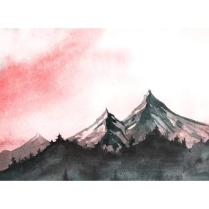 Décor Panoramique Mountain Paint 2, 5 Panneaux