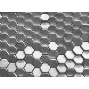 Décor Panoramique Hexagon Surface 1, 5 Panneaux